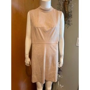 NWT $128 LYSSE Faux Suede Dress - M